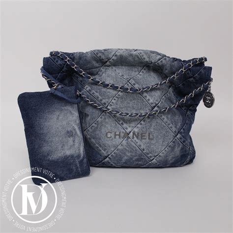 sac chanel 22 prix|Petit sac chanel 22, Denim délavé & métal doré, turquoise — .